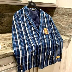 Men Blazer business casual .With tag never used . Haggar 1926 original.Slim fit.